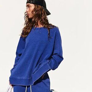 NWOT Free People Playbook oversized tunic sweatshirt